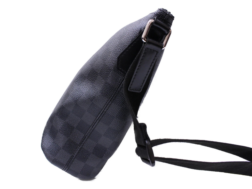 Louis Vuitton Damier Mick Graphite Messenger Shoulder Black Bag